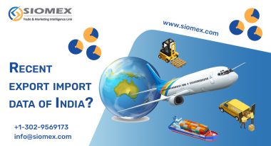 recent export import data of India?